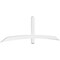Ekena Millwork Bellingham Architectural Grade PVC Gable Bracket, 96"W x 28"H x 2"D x 4"F, 7/12 Pitch GBP096X28X0204BEL00 - alternate 1